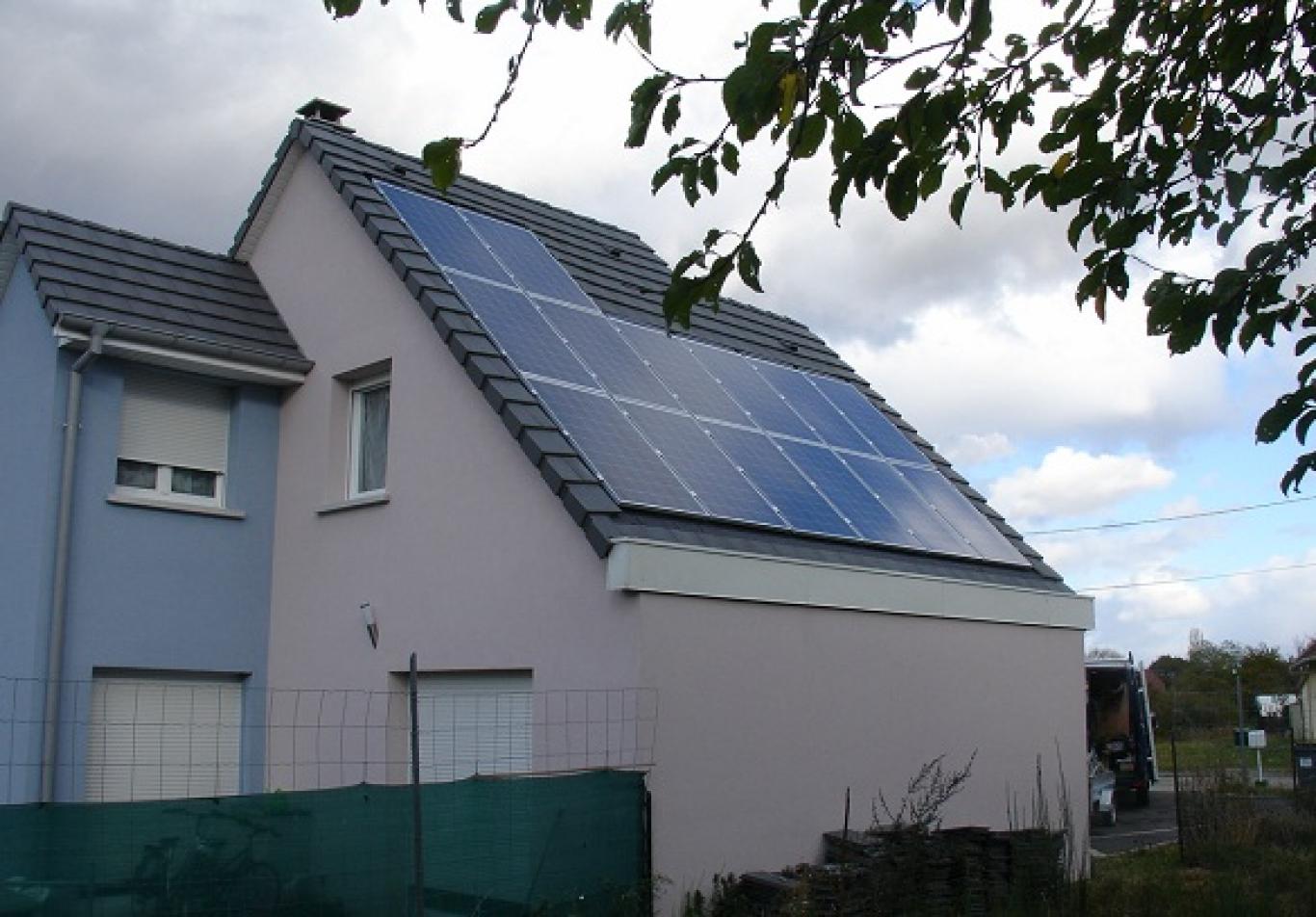 Panneaux photovoltaïques à Cernay